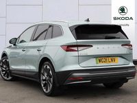 Used Skoda Enyaq iV Suite 150 kW (204 HP) 2021 Arctic silver metallic SUV
