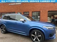 Begagnad Volvo XC90 R-Design 2018 Blå SUV