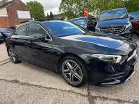 Second-hand Mercedes A200 AMG Line Premium Plus 150 CP (110 kW) 2021 Negru Berlinǎ