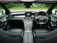 Second-hand Mercedes C300 AMG line 245 CP (180 kW) 2018 Alb Cabrio