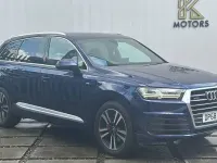Used Audi Q7 S-Line 286 HP (210 kW) 2018 Blue SUV