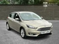 Used Ford Focus Titanium 125 HP (91 kW) 2017 Silver Hatchback
