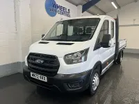 Used Ford Transit 130 HP (95 kW) 2022 White Cabriolet