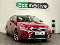 Used Lexus CT200h Executive Line 2017 Red Hatchback