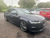 Used Audi A6 Black Edition 190 HP (139 kW) 2017 Blue Sedan