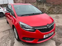 Used Vauxhall Zafira 2018 Red MPV