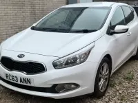 Used Kia Ceed 128 HP (94 kW) 2014 White Hatchback