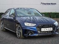 Used Audi A4 Black Edition 150 HP (110 kW) 2024 Navarra blue metallic Sedan