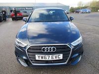 Used Audi A3 S-Line 150 HP (110 kW) 2017 Blue Hatchback