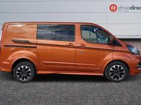 Used Ford Transit Custom Sport 170 HP (125 kW) 2022 Orange Van
