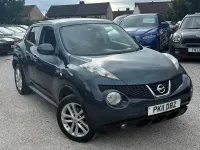 Used Nissan Juke Tekna 110 HP (80 kW) 2011 Blue SUV