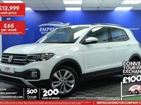 Used VW T-Cross SE 95 HP (69 kW) 2019 White SUV