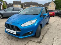 Used Ford Fiesta Titanium 125 HP (91 kW) 2016 Blue Hatchback