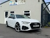 Used Audi A4 Black Edition 136 HP (100 kW) 2019 White Sedan