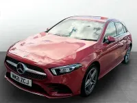 Used Mercedes A250 AMG line 2021 Red Hatchback