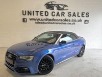Begagnad Audi A5 Cabriolet S-Line 2016 Blå Cab