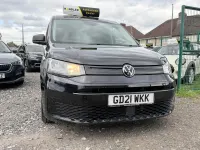 Used VW Caddy S 102 HP (75 kW) 2021 Black MPV