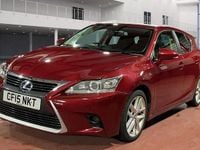 Used Lexus CT200h 2015 Red Hatchback