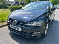 Used VW Polo SE 95 HP (69 kW) 2019 Black Hatchback