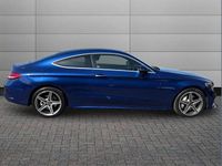 Used Mercedes C250 AMG Line Premium Plus 200 HP (147 kW) 2018 Blue Coupe