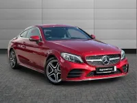 Used Mercedes C300 AMG Line Premium 258 HP (189 kW) 2019 Red Coupe