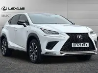 Used Lexus NX300h Sport Line 194 HP (142 kW) 2020 F sport white SUV