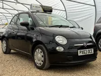 Used Fiat 500 Pop 69 HP (50 kW) 2013 Black Hatchback