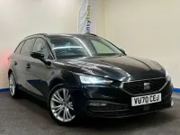 Second-hand Seat Leon SE Dynamic 130 CP (95 kW) 2020 Negru Break