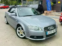 Used Audi A4 Cabriolet S-Line 200 HP (147 kW) 2008 Silver Cabriolet