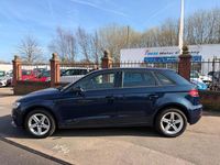 Used Audi A3 Sportback 116 HP (85 kW) 2017 Blue Hatchback