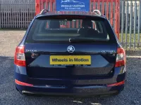 Used Skoda Octavia 110 HP (80 kW) 2015 Blue Estate