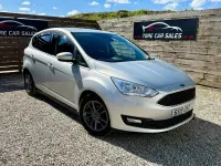 Used Ford C-MAX Zetec 125 HP (91 kW) 2018 Silver MPV