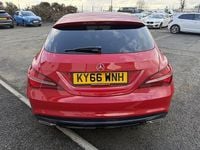 Used Mercedes CLA220 Shooting Brake AMG line 177 HP (130 kW) 2016 Red Estate