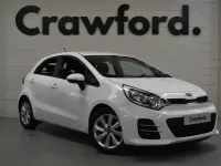 Used Kia Rio 84 HP (61 kW) 2016 White Hatchback