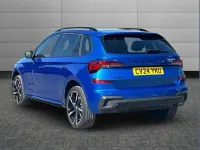 Used Skoda Kamiq Monte Carlo 115 HP (84 kW) 2024 Race blue metallic SUV