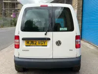 Used VW Caddy 75 HP (55 kW) 2012 White MPV