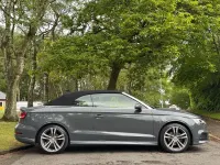 Used Audi A3 Cabriolet S-Line 150 HP (110 kW) 2018 Grey Cabriolet