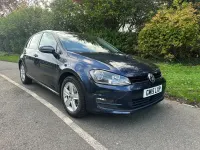 Used VW Golf VII Match 2015 Blue Hatchback