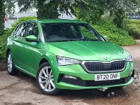 Used Skoda Scala SE L 95 HP (69 kW) 2020 Green Hatchback