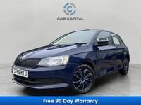Used Skoda Fabia 60 HP (44 kW) 2016 Blue Hatchback