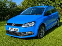 Used VW Polo Design 2015 Blue Hatchback