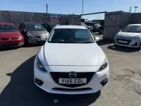 Used Mazda 3 105 HP (77 kW) 2016 White Hatchback