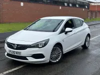 Used Vauxhall Astra Elite 2020 White Hatchback