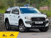 Used Ford Ranger Wildtrack 200 HP (147 kW) 2019 Frozen white Pickup