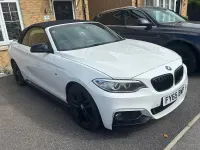 Used BMW 220 M Sport 2015 White Cabriolet