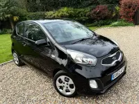 Used Kia Picanto Air 68 HP (50 kW) 2012 Black Hatchback