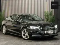 Usado Audi A5 Sportback S-Line 190 CV (139 kW) 2018 Negro Utilitario