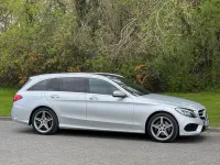 Second-hand Mercedes C220 AMG Line Premium Plus 170 CP (125 kW) 2017 Argintiu Break