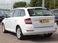 Used Skoda Fabia SE L 94 HP (69 kW) 2021 Moon white metallic Hatchback