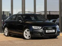 Used Audi A3 S-Line 190 HP (139 kW) 2019 Black Sedan